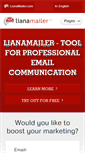 Mobile Screenshot of lianamailer.com